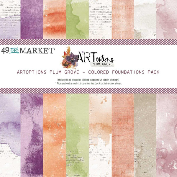 ^49 And Market ARToptions Collection Pack  12"x 12"- Plum Grove Foundations^
