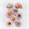 Little Birdie Arcadia Paper Flowers 8 pack  - Fairy Sparkle*