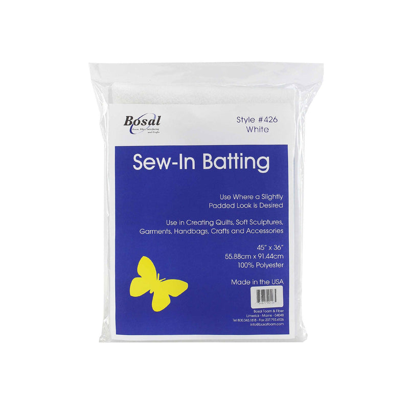Bosal Sew-In Batting - White 4.2oz