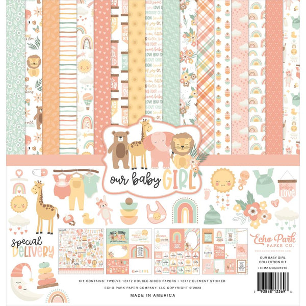 Echo Park Collection Kit 12"x 12"- Our Baby Girl
