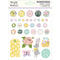 Simple Stories Bunnies & Blooms Decorative Brads 27 pack*