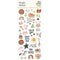 Simple Stories Boho Baby Puffy Stickers 40 pack