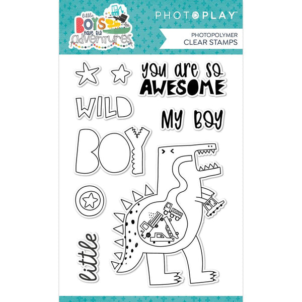 PhotoPlay Photopolymer Stamp - Little Boys Have Big Adventures*