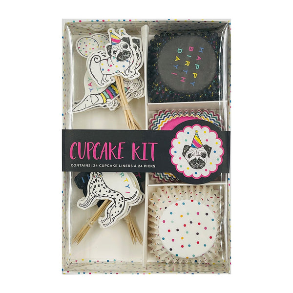 Poppy Crafts Birthday Pups Cupcake Kit 48pcs*