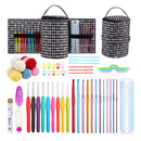 Universal Crafts Yarn & Crochet Kit - Black Gingham*