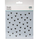 Simple Stories Bro & Co. Stencil 6in x 6in Retro Triangles*