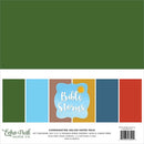 Echo Park Double-Sided Solid Cardstock 12"X12" 6 pack Bible Stories, 6 Colours