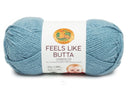 Lion Brand Feels Like Butta Yarn - Dusty Blue - 3.5oz/100g