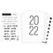 Concord & 9th Printed Calendar 5"X7" 15/Sheets 2022*