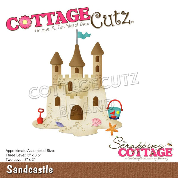 CottageCutz Dies - Sandcastle 2in  To 3.5in