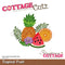 CottageCutz Dies - Tropical Fruit 3.4in X2.9in*