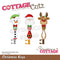 CottageCutz Dies - Christmas Keys 1.4in x 3.7in