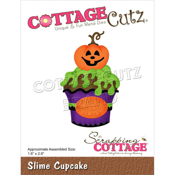 CottageCutz Dies - Slime Cupcake 1.6in x 2.6in