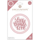 Craft Consortium Dienamix Premium Cutting Dies - Live Love Laugh*