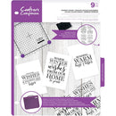 Crafter's Companion Clear Acrylic Stamp Set - Warmest Wishes*