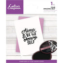 Crafter's Companion Clear Acrylic Stamps - Your Amazing Self