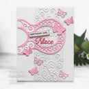 Creative Expressions Craft Dies By Jamie Rodgers - Wings of Wonder Collection - Butterfly Trellis Panel*