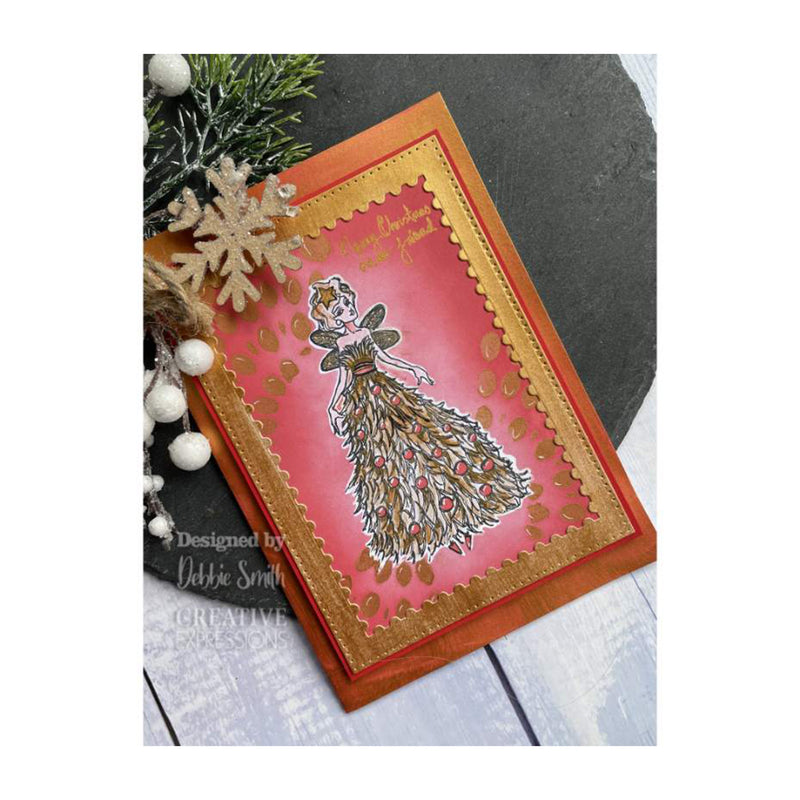 Creative Expressions 6"x 4" Clear Stamp Set by Jane Davenport - Christmas Tree Fairy*