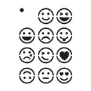 Creative Expressions Mini Stencil 4"x 3"- Smile*