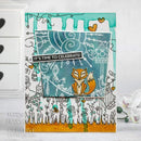 Creative Expressions 6"x4" Rubber Stamp By Bonnita Moaby - Hanging Out*