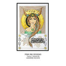 Pink Ink Designs 6"X8" Clear Stamp Set Taurus Secret Romantic*