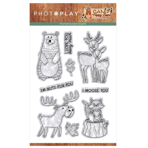 PhotoPlay Photopolymer Stamp - Camp Happy Bear*