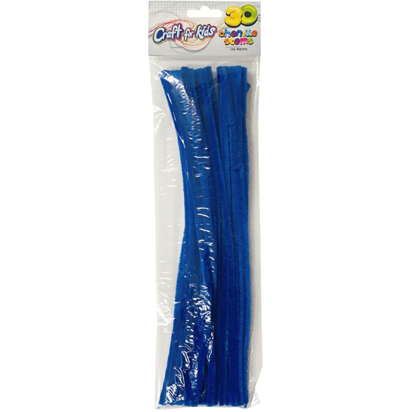 Crafts For Kids - Chenille Stems 12" 40 pack - Blue