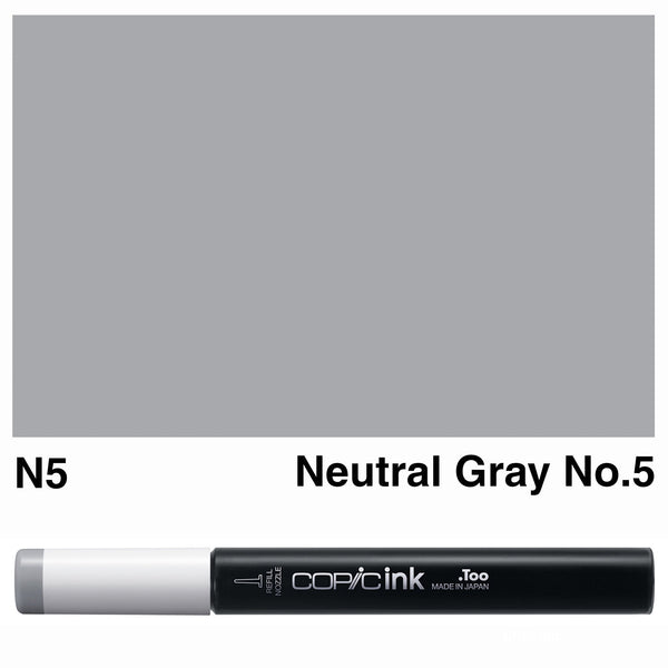 Copic Ink N5-Neutral Gray No.5