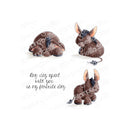 Stamping Bella Cut It Out Dies - Donkey Trio Stuffies*