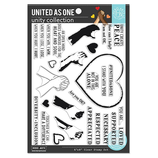 Hero Arts 6in X  8in Stamp Set - United As One