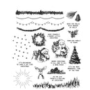 Tim Holtz Cling Stamps 7"x 8.5" - Darling Christmas*