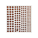 Poppy Crafts Self-adhesive Rhinestone Sheet - Coffee