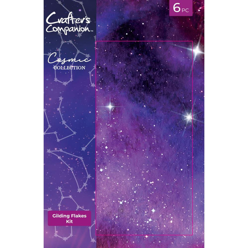 Crafter's Companion Cosmic Gilding Flakes Kit 6/Pkg