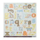 Crate Paper - Cowboy Collection - Single 12x12 Die-Cut Sheet - Alphabet*