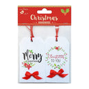 Little Birdie Printed Tags With Bows 4 pack Holiday Elements*