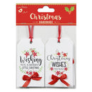 Little Birdie Christmas Printed Tags 4 pack - Wishes*
