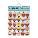 Little Birdie Glitter Embellishment 24 pack - 3D Cupcake*