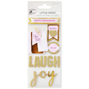 Little Birdie Love Foil Embellishment 10 pack - Love Laugh Joy*