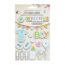 Little Birdie Welcome Home Embellishment 6 pack Baby Boy*