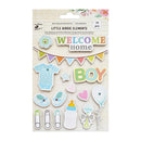 Little Birdie Welcome Home Embellishment 6 pack Baby Boy*