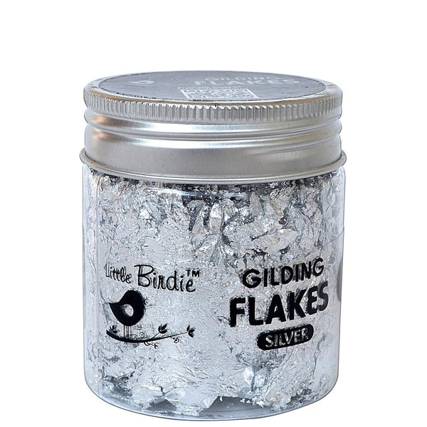 Little Birdie Gilding Flakes 15g - Silver*