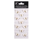 Little Birdie Pearl Butterflies 11/Pkg Ivory Pearl*