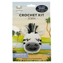 Fabric Editions Mini Crochet Kit - Zebra 2.5"X3.5"*