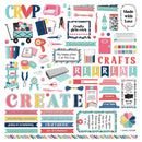 PhotoPlay Crop 'Til You Drop Stickers 12"X12" Elements