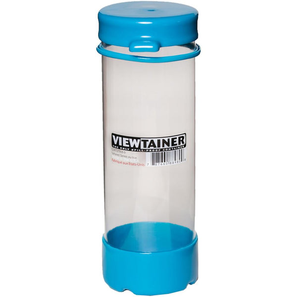 Viewtainer Tethered Cap Storage Container 2.75"x 8" - Sky Blue*