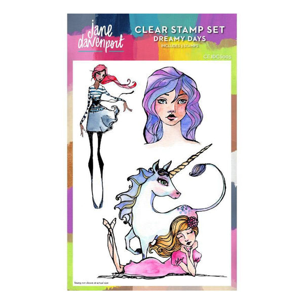 Creative Expressions 6"x8" Clear Stamp Set By Jane Davenport - Dreamy Days*