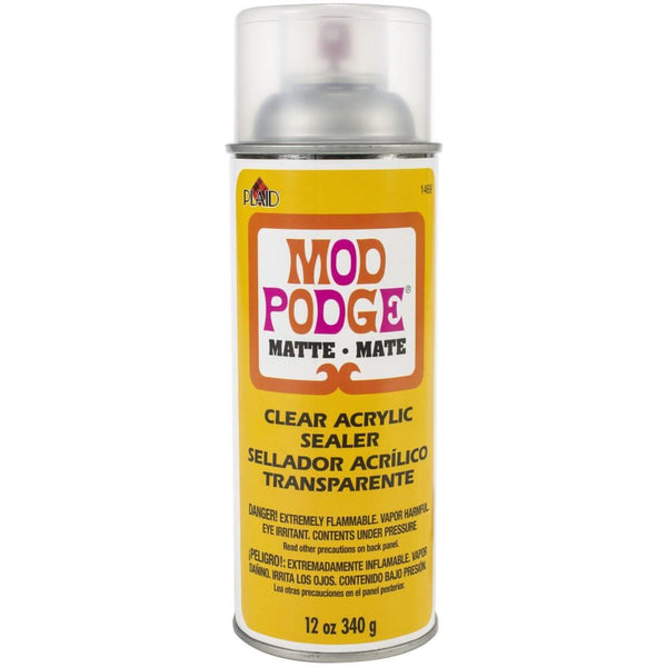 Mod Podge Clear Acrylic Aerosol Sealer 12oz/340g - Matte