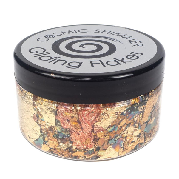 Cosmic Shimmer Gilding Flakes 100ml - Copper Teal