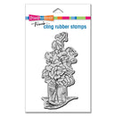 Stampendous Cling Stamp - Mini Sweet Rose Jar*