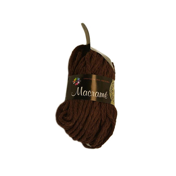 Touch Of Nature 3mm Cotton Cording 25yards - Dark Brown*
